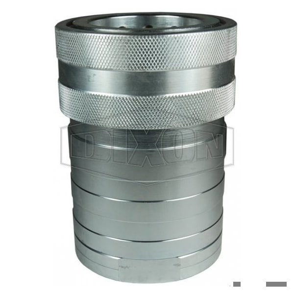 DQC H Industrial Interchange High Volume Female Coupler, 2-1/2-8 Nominal, Female NPTF, Steel